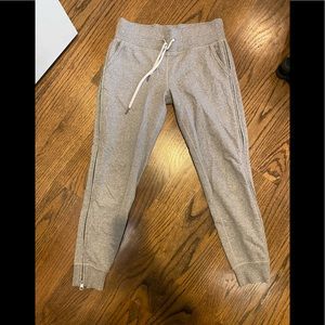 Lululemon Joggers with Zipper Detail